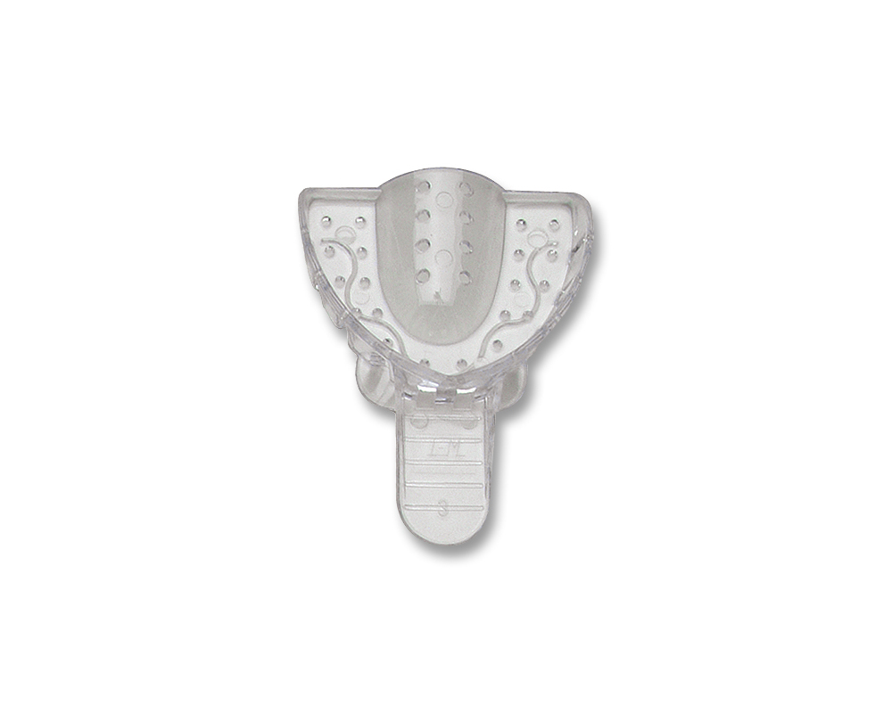 Vista Impression Trays Perf. 3 Medium Upper Clear (12) Supply Clinic
