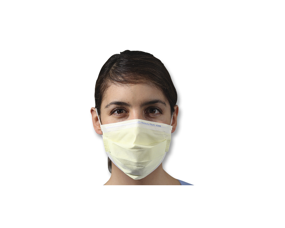 KC100 Procedure Earloop Mask, Yellow 50/box | Supply Clinic