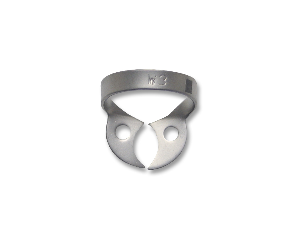 Rubber Dam Clamp, Wingless W3 Supply Clinic