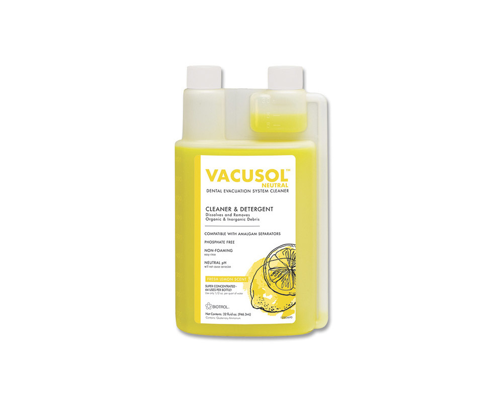 Biotrol Vacusol Ultra Starter Kit Evacuation Line Cleaning, 1 QT w/ EZ1
