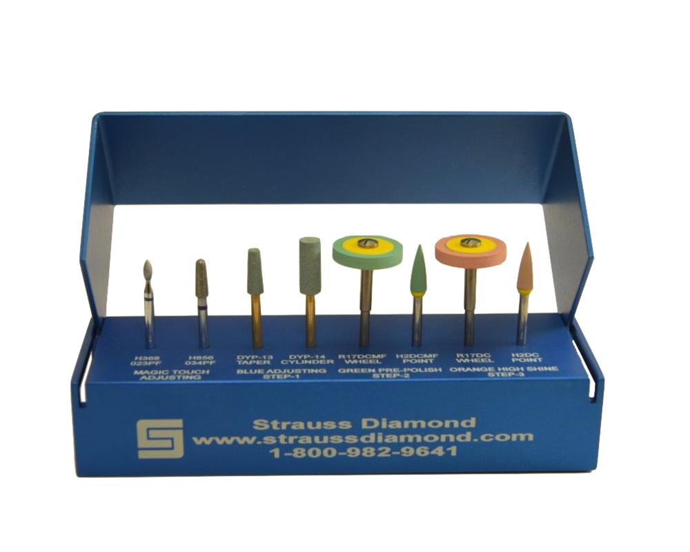 RA3112 High Gloss Polishing Kit for Full Zirconia Crowns RA3112 High Gloss Polishing Kit for Full Zirconia Crowns