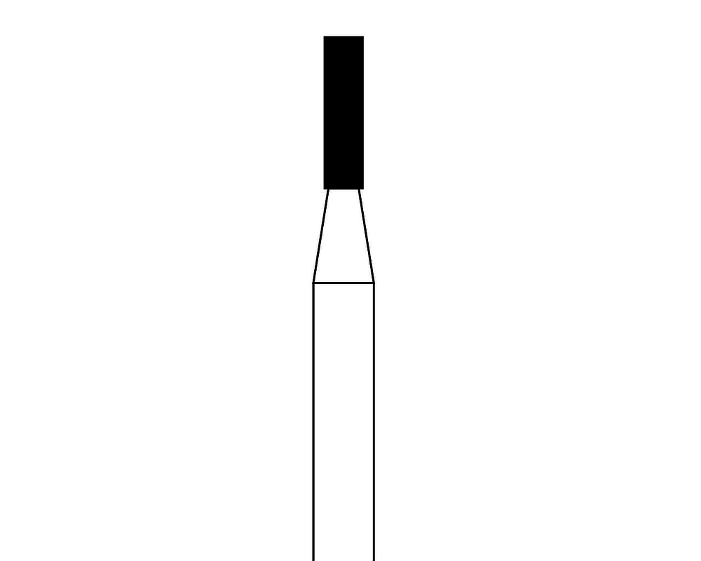 Strauss Diamond Instruments Flat End Cylinder Diamond Bur Fine Grit 835/010F | 835/010F | Supply Clinic