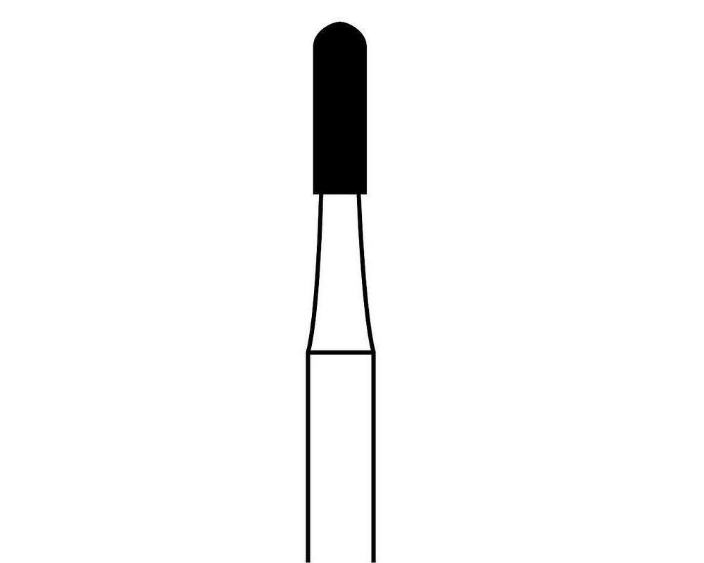 Strauss Diamond Instruments Straight Round End Carbide Plain Cut FG1158 | FG1158 | Supply Clinic