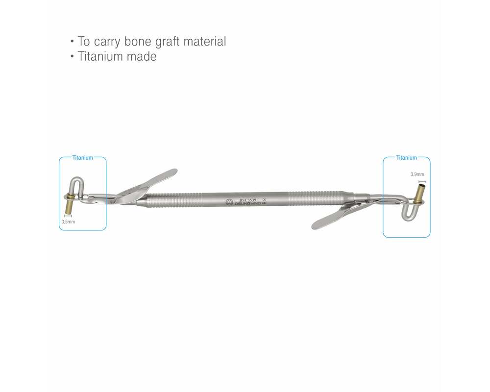 thumbnail image 2 of NEW GERMAN STAINLESS BONE GRAFT SYRINGE 2.5mm-3.5mm 2 of 11