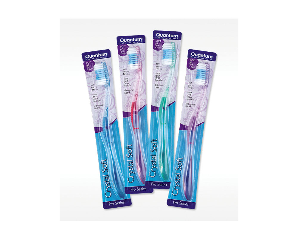 Crystal Soft Bulk TOOTHBRUSH Case of 72, Quantum Labs