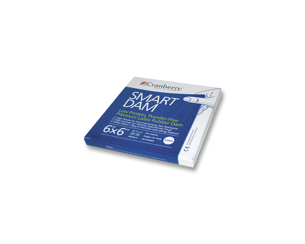 Cranberry Smart Dam Latex Unscented, 6